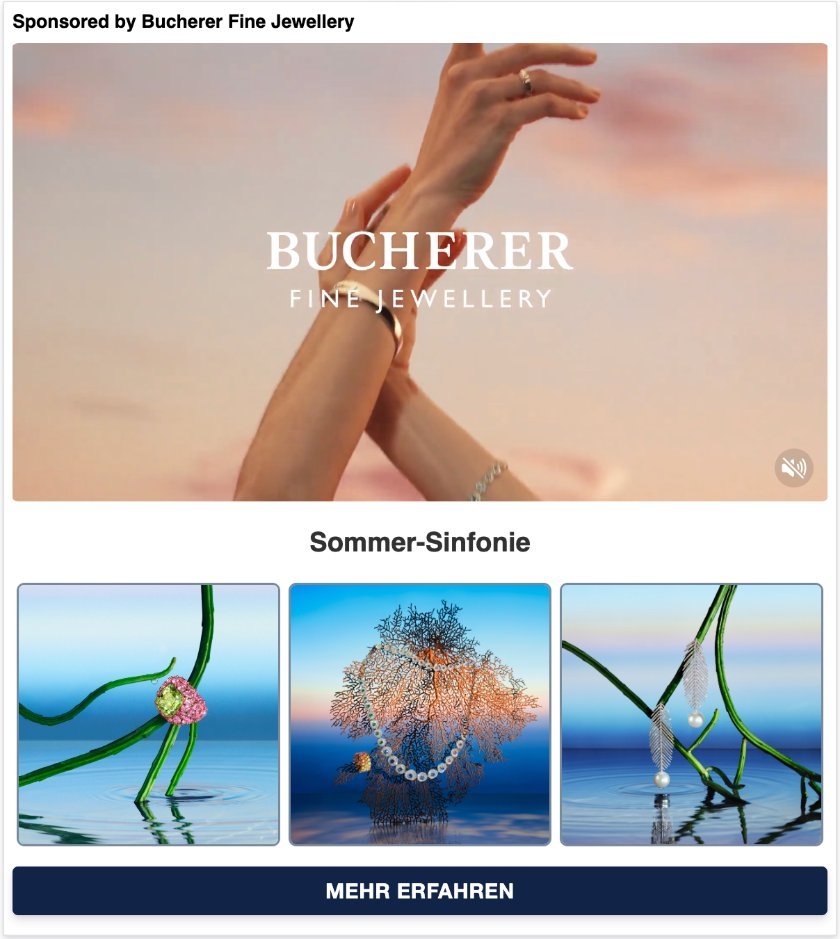 Showcase Ad for Bucherer