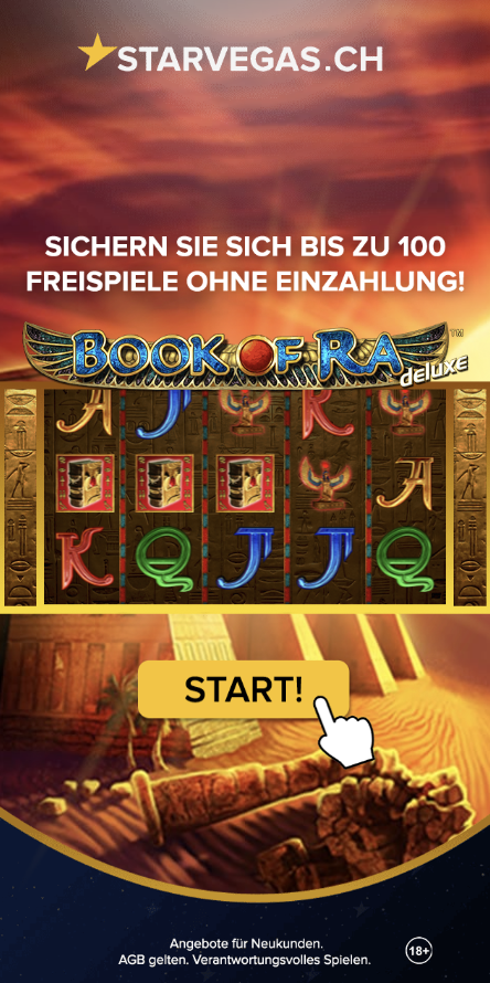 Gamification Ad for Starvegas.ch