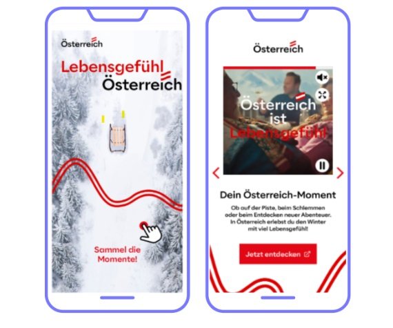 La publicité diffusée: Austria Tourism