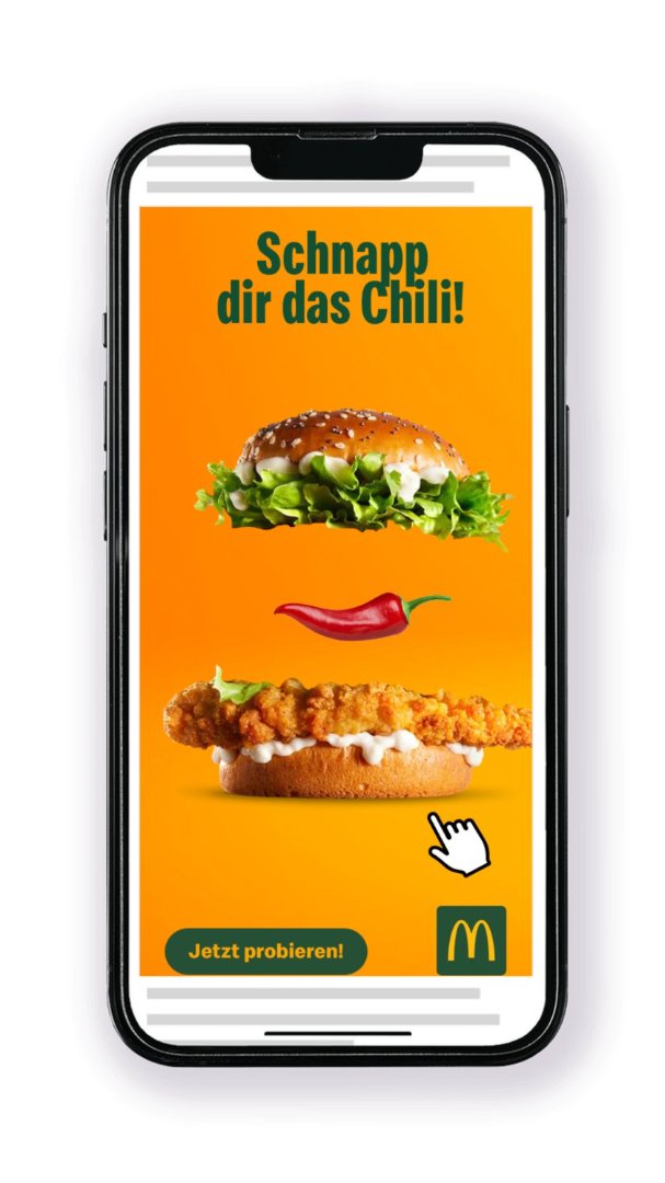 Die geschaltete Werbung: McDonald's