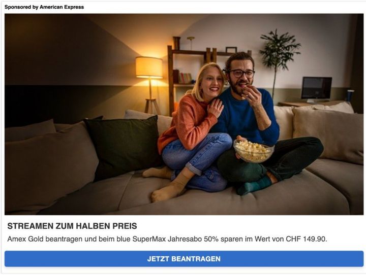 Sponsored Post pour American Express