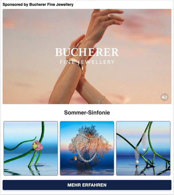 Showcase Ad pour Bucherer