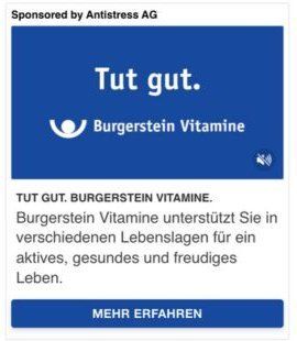 Sponsored Video pour Burgerstein
