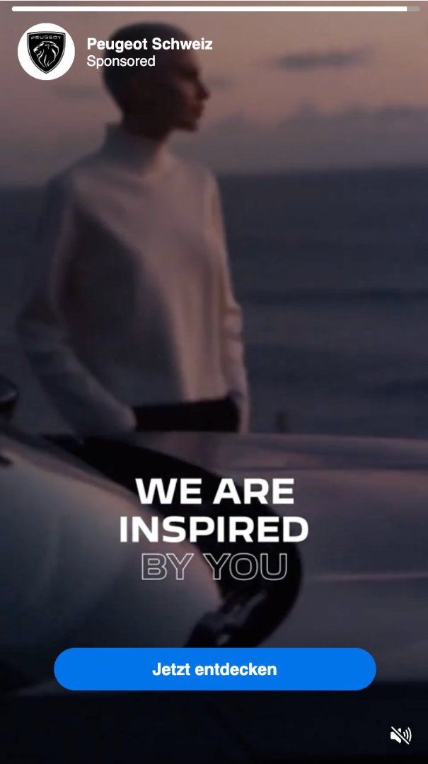 Story Ad pour Peugeot