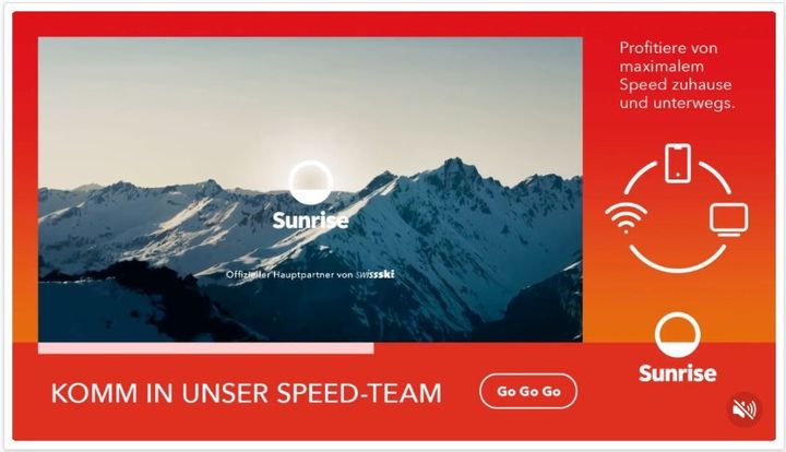 Branded Player pour Sunrise