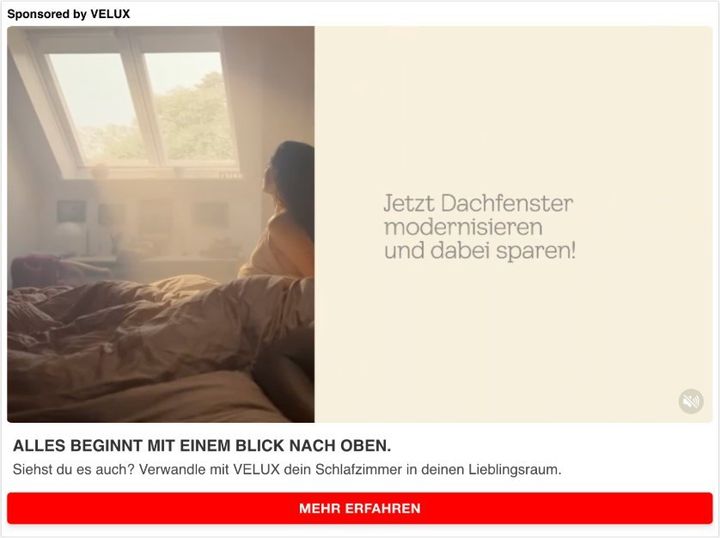 Sponsored Video pour VELUX