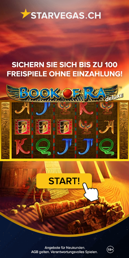Gamification Ad for Starvegas.ch