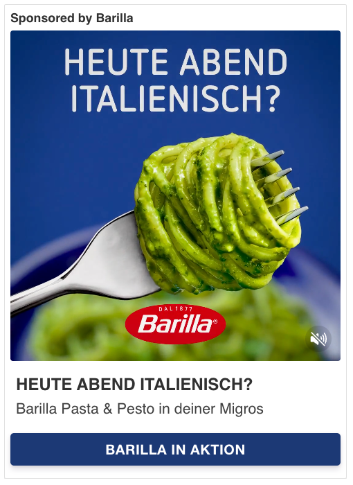Sponsored Video for Barilla